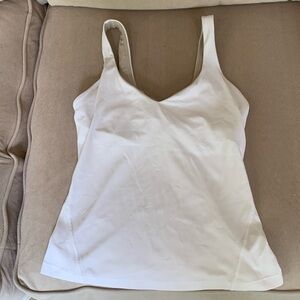 Lululemon Athletica White Tank Top